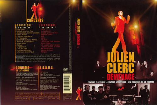 Pochette DVD "Julien Clerc"